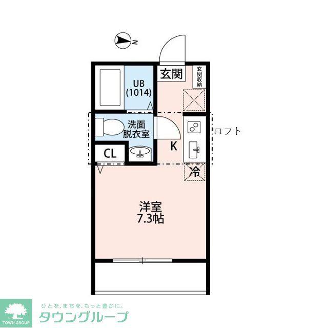 VENUS LAGOON 白幡仲町(ワンルーム/2階)の間取り写真