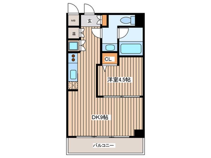 ZENITH RESIDENCE NANBA-MINAMI(1DK/7階)の間取り写真