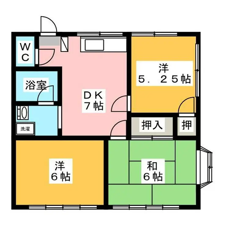 光ハイツ 2階階 間取り