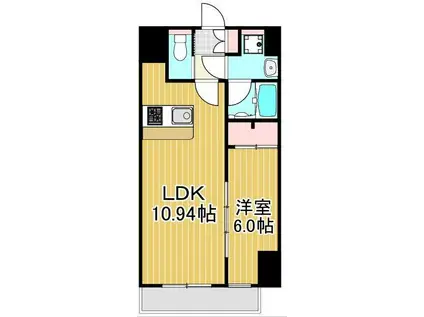 プレジオ西新井(1LDK/5階)の間取り写真