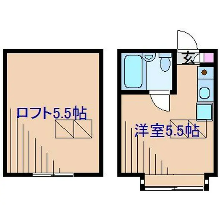 プラザUSA菊名 2階階 間取り
