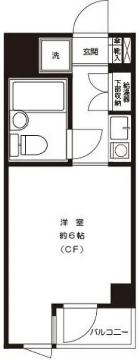ペガサスマンション十条 4階階 間取り