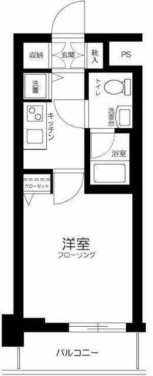 スカイコート都立大学第3 1階階 間取り