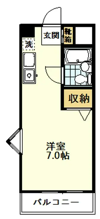 クレサンバレー 4階階 間取り