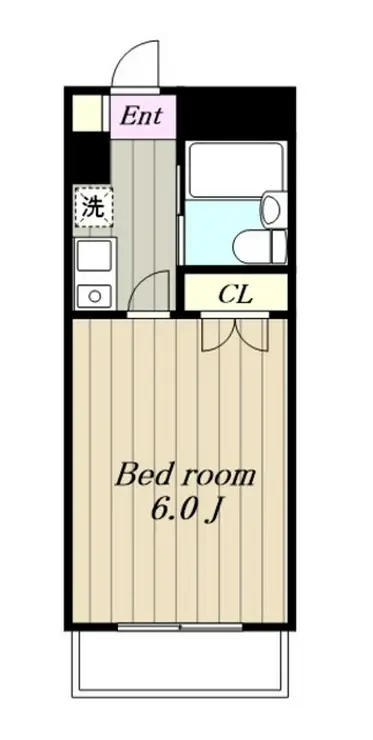 フレクション相模原 1階階 間取り