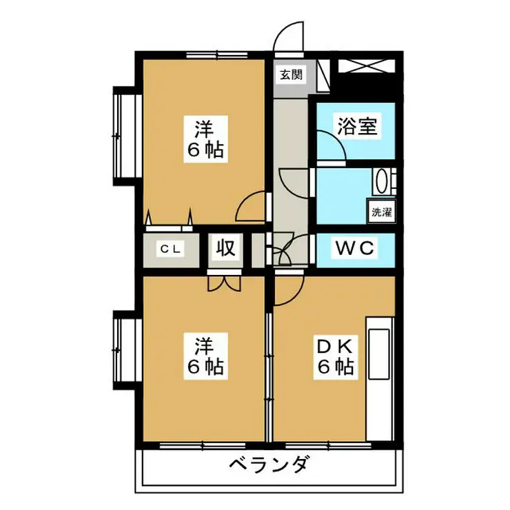 グランシャリオ立川 1階階 間取り