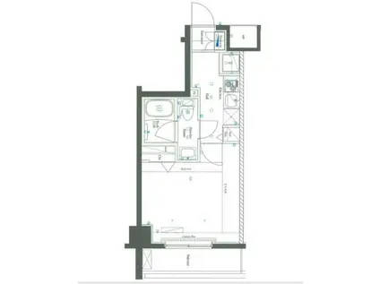 AZEST東十条(1K/4階)の間取り写真