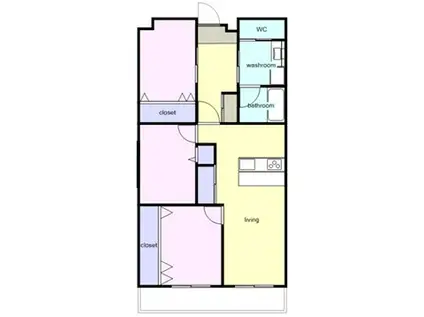 THE AVENUE(3LDK/8階)の間取り写真