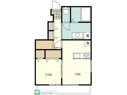 国分寺市内藤2丁目計画(1LDK/1階)の間取り写真