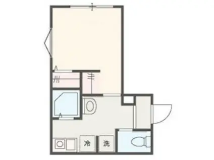 サークル ヴィラ日進(1K/1階)の間取り写真