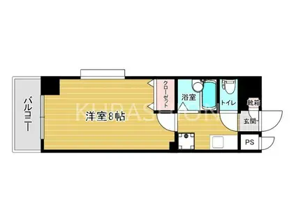 リファレンス呉服町(1K/6階)の間取り写真