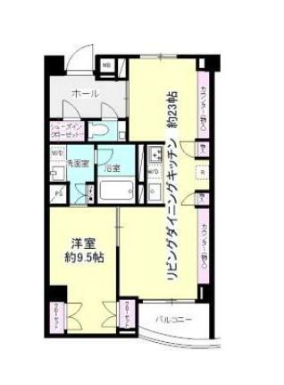 THE UPPER RESIDENCES ATMINAMIAOYAMA(1LDK/1階)の間取り写真