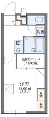 レオパレスSAITA(1K/2階)の間取り写真