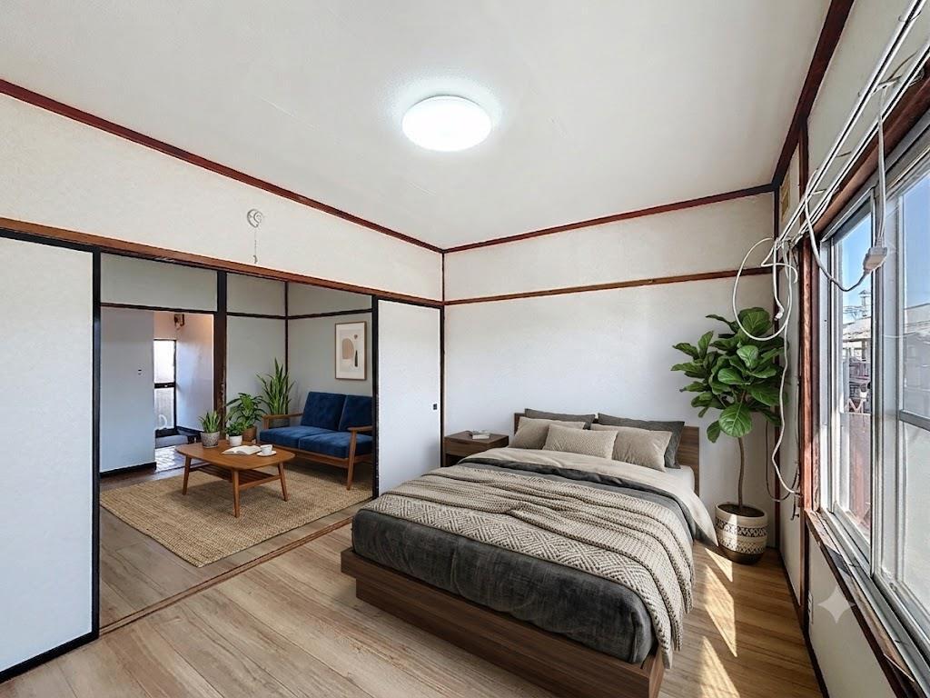 黒沼西ハイツ(2DK/2階)の居間写真