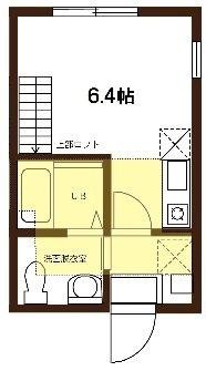 ハーミットクラブハウス山手III(ワンルーム/2階)の間取り写真