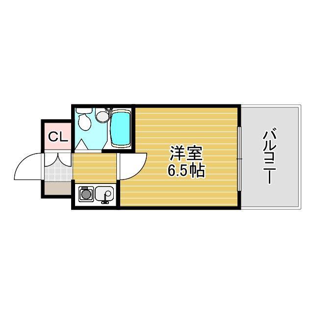 リバーサイド池(1K/1階)の間取り写真