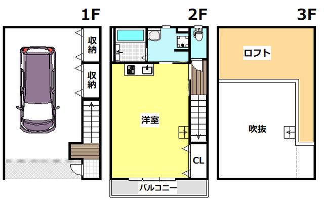 RIHITO一津屋GH(ワンルーム/2階)の間取り写真