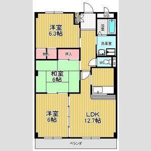 U・AVANCER(3LDK/2階)の間取り写真