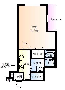 フジパレス南塚口VI番館(1K/2階)の間取り写真