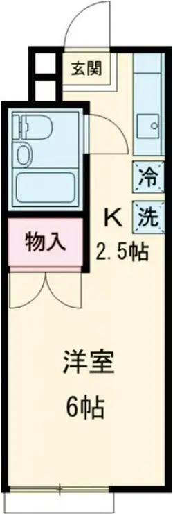 立川栄町フラット 1階階 間取り