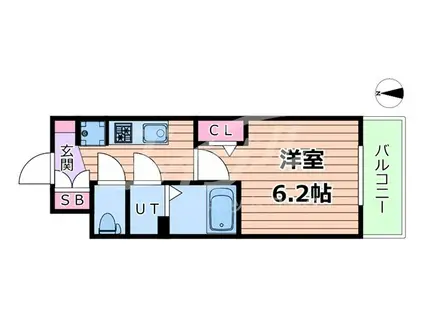 ファステート大阪イーストパーレス(1K/10階)の間取り写真