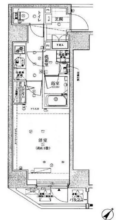 プレール・ドゥーク中目黒 11階階 間取り