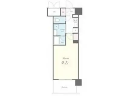 セイワパレス美章園駅前(1K/2階)の間取り写真