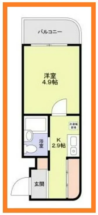 グリム武蔵新城 1階階 間取り