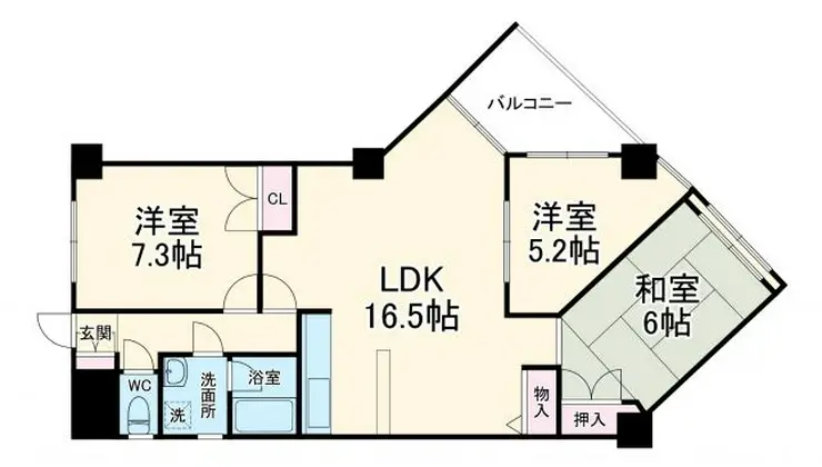 ガルボ大宮宮町 1階階 間取り