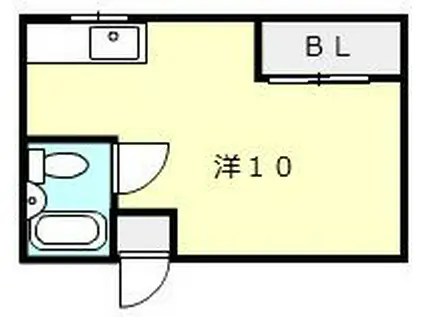 メゾンシェレナ(ワンルーム/5階)の間取り写真