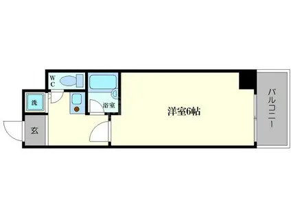 TATディナスティ西本町(1K/7階)の間取り写真