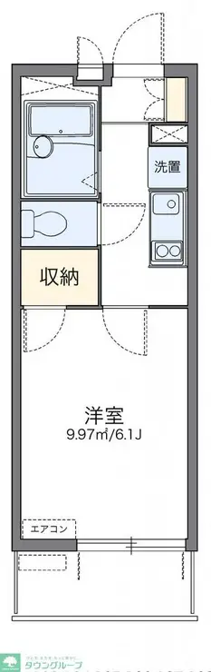 レオパレスラトナ 4階階 間取り