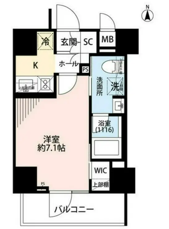プレール・ドゥーク住吉IV 10階階 間取り