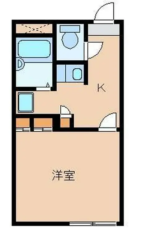 レオパレス未来 2階階 間取り