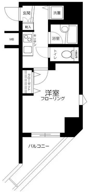 パークウェル三田 3階階 間取り