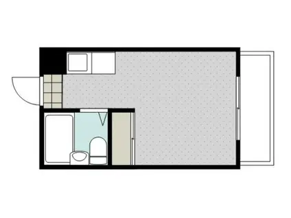 SPAX中浦和(ワンルーム/1階)の間取り写真