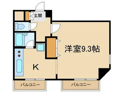 アルテシモ志村坂上(1K/6階)の間取り写真