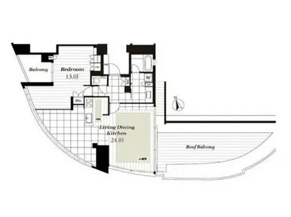 THE CONOE代官山 ザ・コノエ代官山(1LDK/11階)の間取り写真