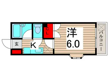 第3さつきマンション(1K/1階)の間取り写真