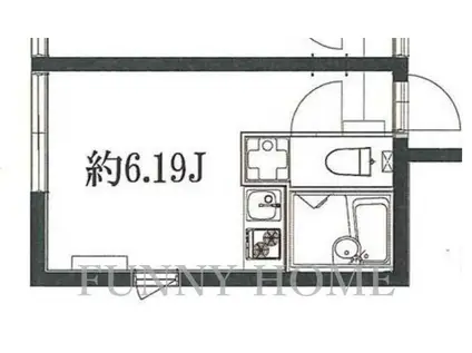 ゴールドレジデンス三軒茶屋(ワンルーム/4階)の間取り写真