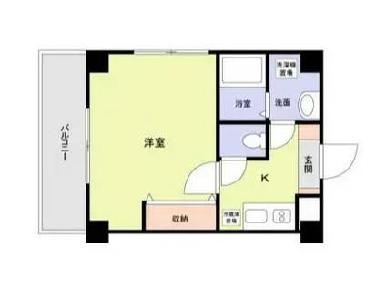 シャッツクヴェレ代々木(1K/6階)の間取り写真