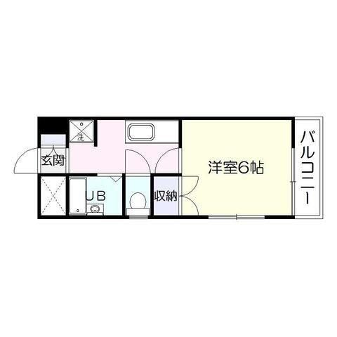 N・D・L春日(1K/5階)の間取り写真