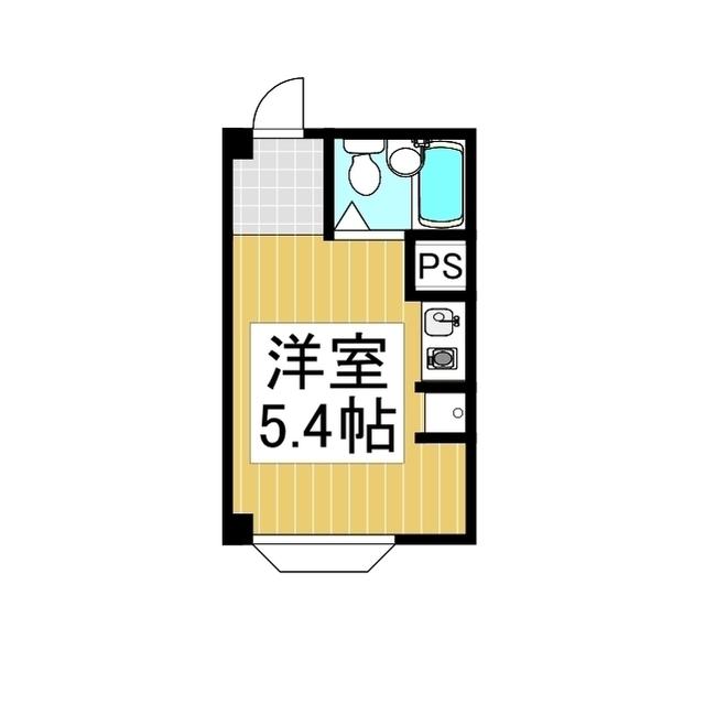 アゼリアガーデン(ワンルーム/3階)の間取り写真
