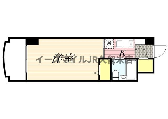 メゾンド・プロスペール(1K/1階)の間取り写真