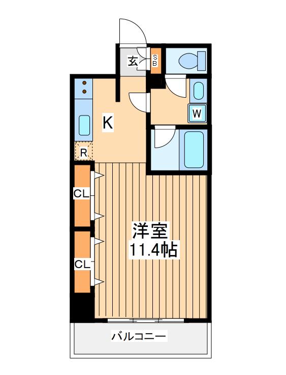 アール・ケープラザ横浜Ⅲ(ワンルーム/10階)の間取り写真