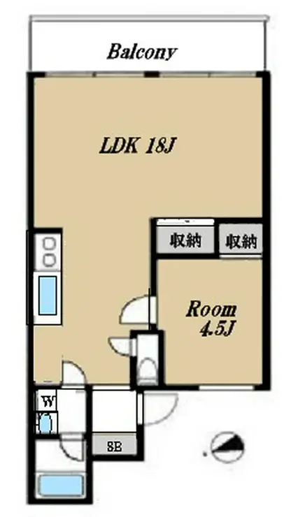 代々木第2コーポラス 5階階 間取り