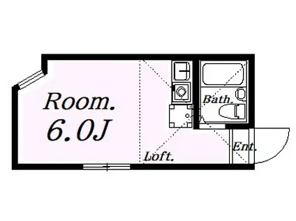 ユナイト港南サイレンスター(ワンルーム/1階)の間取り写真