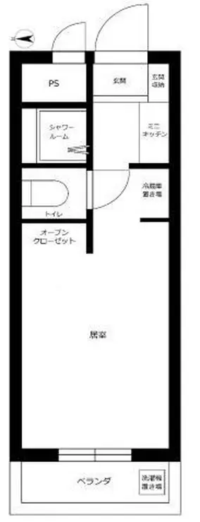 スカイコート府中 2階階 間取り