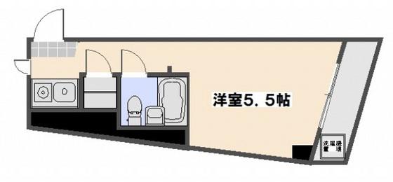 リンダーホフ(ワンルーム/3階)の間取り写真