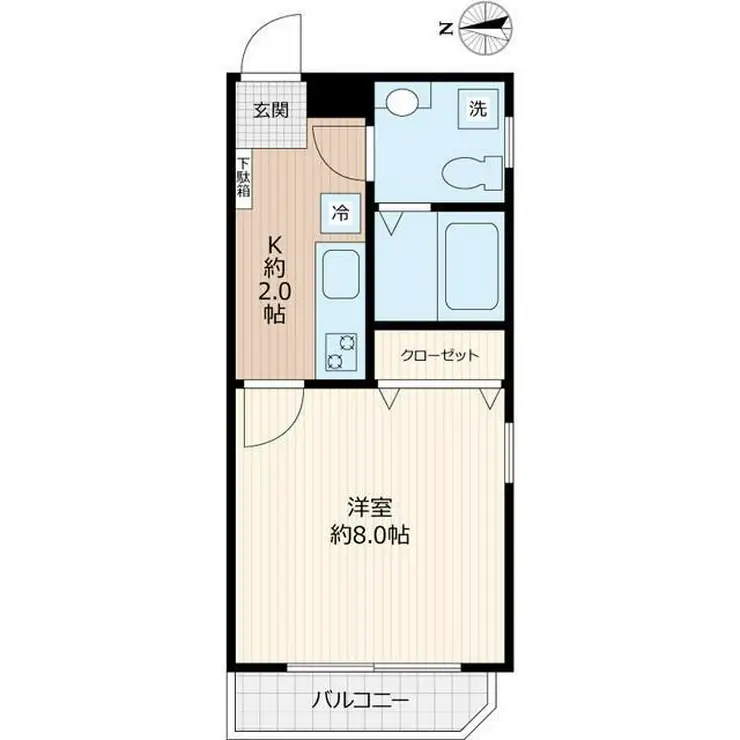 ヴァンベール白金 4階階 間取り